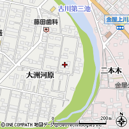 福島県郡山市安積町日出山大洲河原61周辺の地図