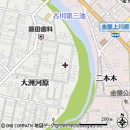 福島県郡山市安積町日出山大洲河原58-2周辺の地図