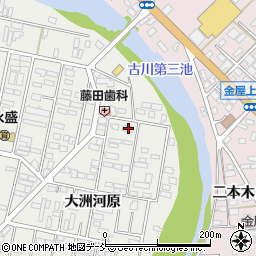 福島県郡山市安積町日出山大洲河原48-1周辺の地図