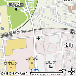 新潟県柏崎市宝町2-97周辺の地図