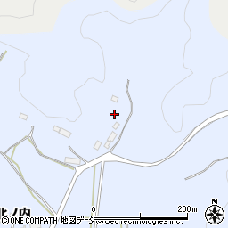 福島県田村市大越町栗出割木橋周辺の地図