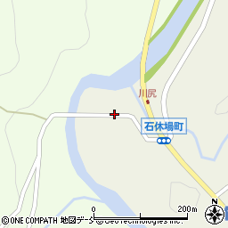 石川県輪島市石休場町（樋爪）周辺の地図