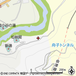 福島県会津若松市大戸町大字上小塩周辺の地図