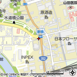 新潟県柏崎市新橋周辺の地図
