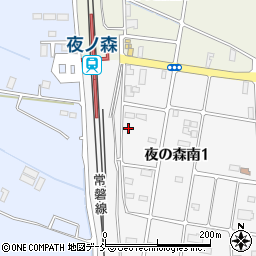 福島県双葉郡富岡町夜の森南1丁目61周辺の地図