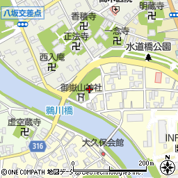 御嶽山神社齋館周辺の地図