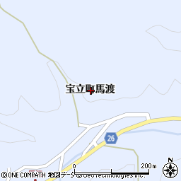石川県珠洲市宝立町馬渡周辺の地図