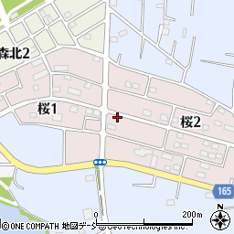 福島県富岡町（双葉郡）桜周辺の地図