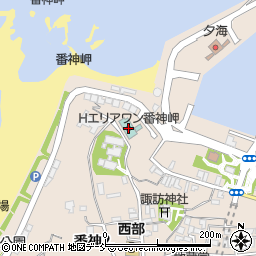 ホテルエリアワン番神岬周辺の地図