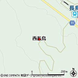 新潟県柏崎市西長鳥周辺の地図