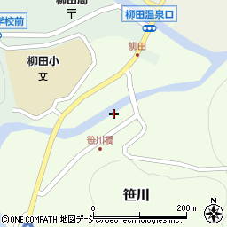 石川県鳳珠郡能登町笹川ロ26周辺の地図