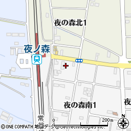 福島県双葉郡富岡町夜の森南1丁目4周辺の地図