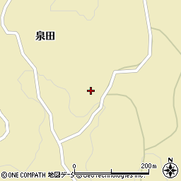 福島県郡山市中田町海老根海老作周辺の地図