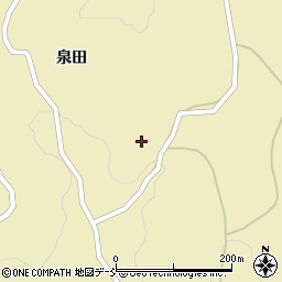 福島県郡山市中田町海老根（海老作）周辺の地図