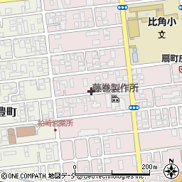 新潟県柏崎市扇町周辺の地図