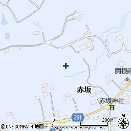 福島県双葉郡富岡町小良ケ浜赤坂周辺の地図