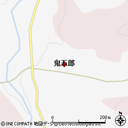 福島県田村市大越町早稲川鬼五郎周辺の地図