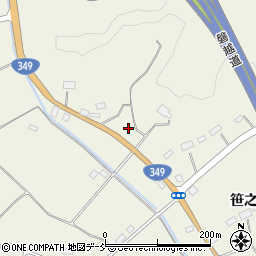 福島県田村市大越町牧野周辺の地図