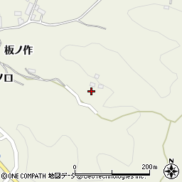 福島県郡山市中田町高倉板ノ作周辺の地図