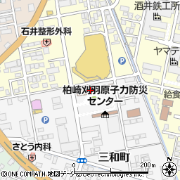 新潟県柏崎地域振興局　夜間警備員室周辺の地図