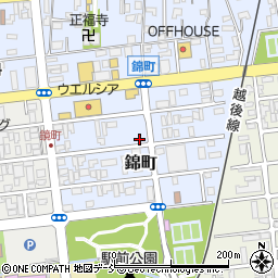 新潟県柏崎市錦町周辺の地図