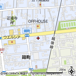 新潟県柏崎市錦町2-27周辺の地図