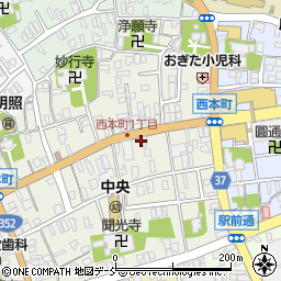 株式会社神林精肉店　本店周辺の地図
