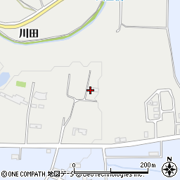 福島県富岡町（双葉郡）大菅（川田）周辺の地図