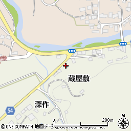 倉屋敷集会所周辺の地図