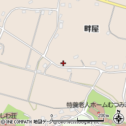 新潟県柏崎市畔屋257周辺の地図