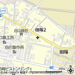 梨花美容室田塚店周辺の地図