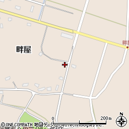 新潟県柏崎市畔屋451周辺の地図