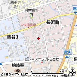 新潟県柏崎市長浜町周辺の地図