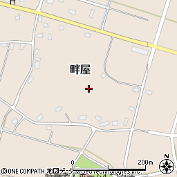 新潟県柏崎市畔屋周辺の地図