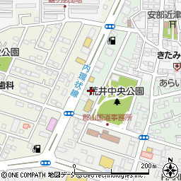 福島銀行荒井支店周辺の地図