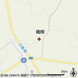 福島県双葉郡富岡町上手岡後田4周辺の地図