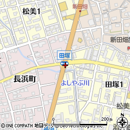 田塚周辺の地図