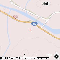 福島県昭和村（大沼郡）松山（居平）周辺の地図
