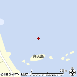 弁天島周辺の地図