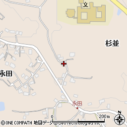 福島県郡山市中田町赤沼下永田20周辺の地図