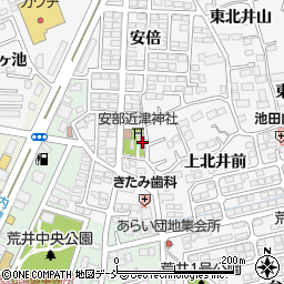 北井公民館周辺の地図