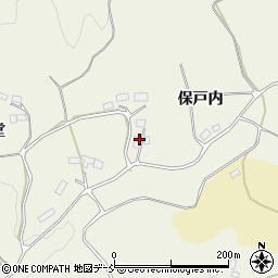 福島県郡山市中田町高倉保戸内周辺の地図