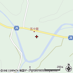 石川県能登町（鳳珠郡）五十里（ラ）周辺の地図