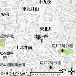 福島県郡山市安積町荒井東北井15周辺の地図