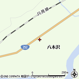 福島県南会津郡只見町蒲生小八木沢188周辺の地図