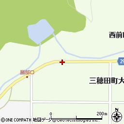 福島県郡山市三穂田町大谷門脇周辺の地図