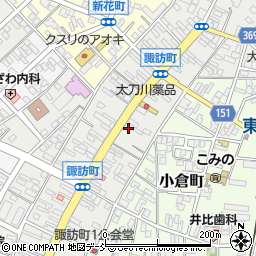 三条屋金物店周辺の地図