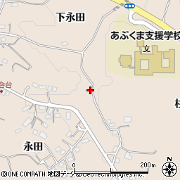 福島県郡山市中田町赤沼下永田28周辺の地図