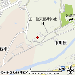福島県郡山市中田町高倉（大平）周辺の地図