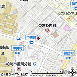 新潟県柏崎市中央町10-4周辺の地図